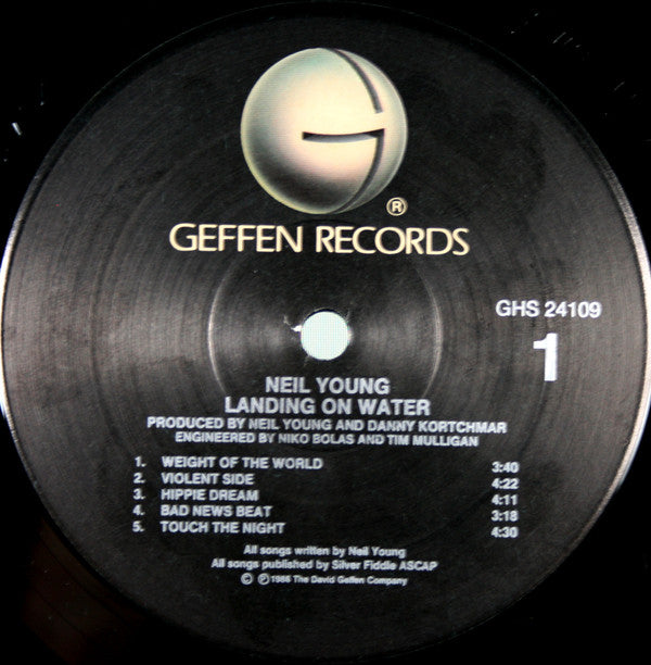 Neil Young - Landing On Water - Used Vinyl Record image 3