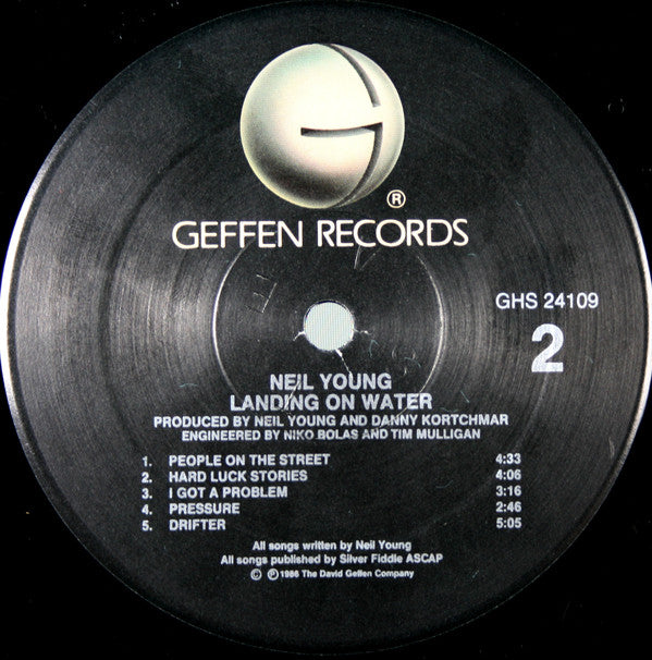 Neil Young - Landing On Water - Used Vinyl Record image 4