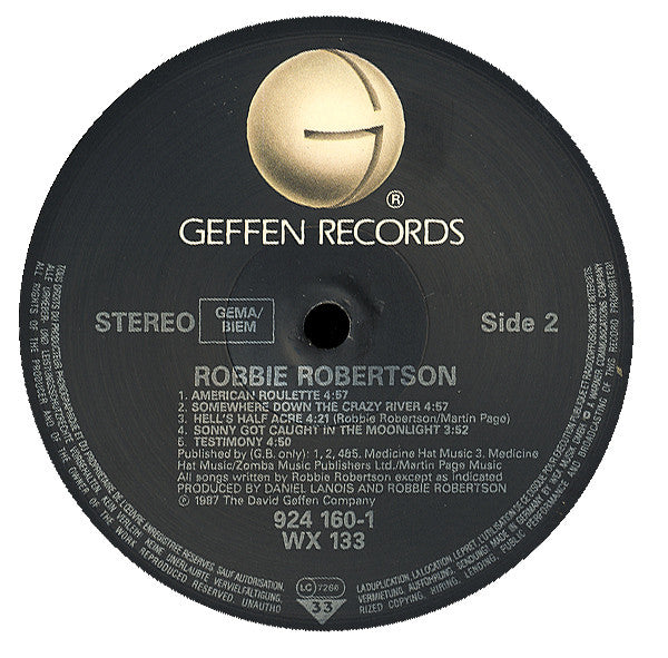 Robbie Robertson - Used Vinyl Record image 5
