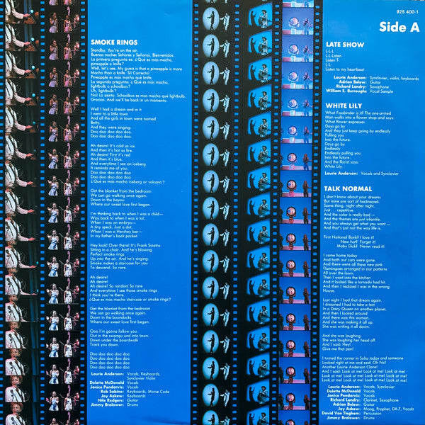 Laurie Anderson - Home Of The Brave - Used Vinyl Record image 5