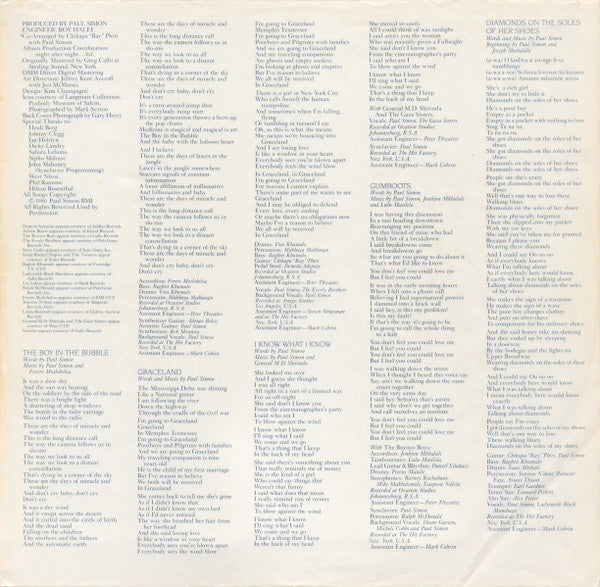 Paul Simon - Graceland - Used Vinyl Record image 5