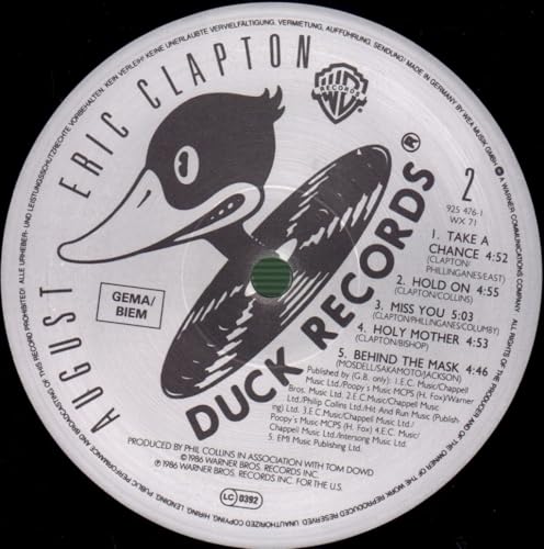 Eric Clapton - August - Used Vinyl Record image 4