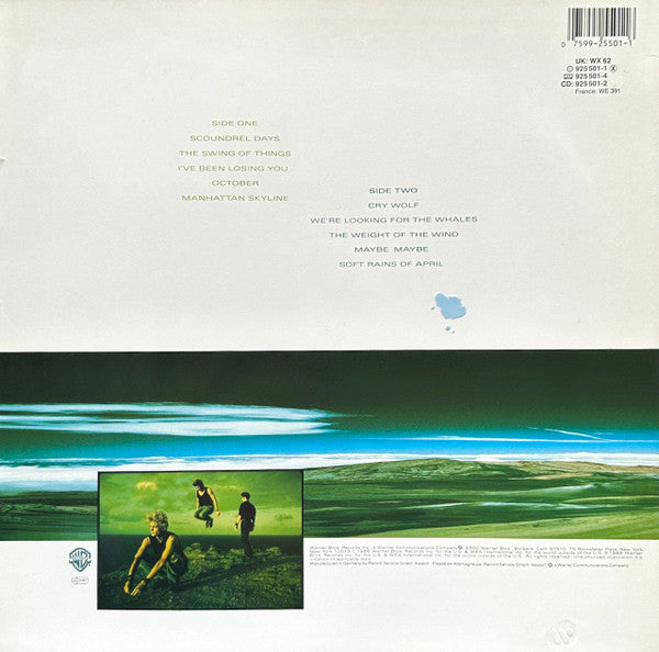 a-ha - Scoundrel Days - Used Vinyl Record image 2