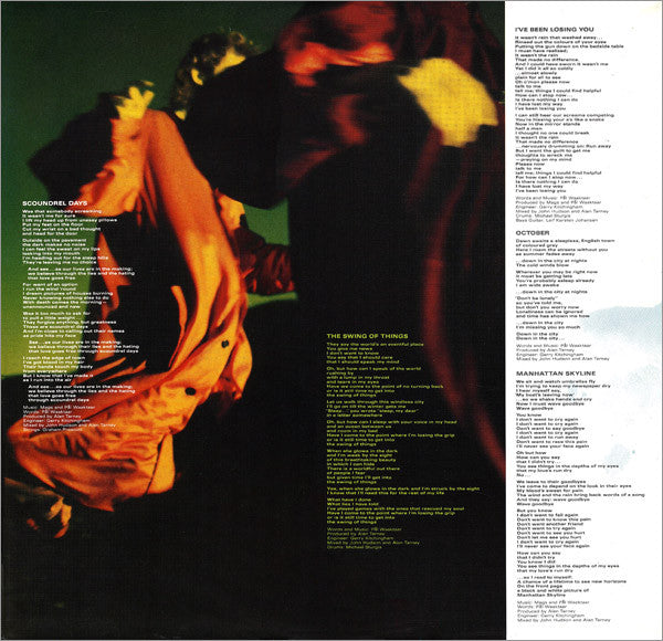 a-ha - Scoundrel Days - Used Vinyl Record image 5