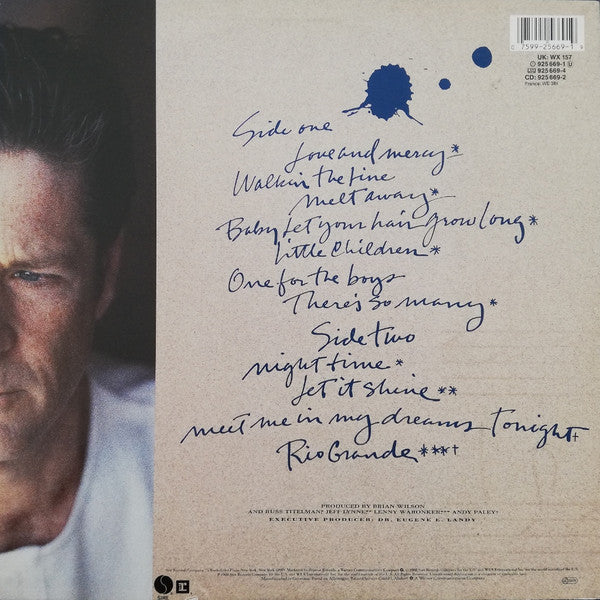 Brian Wilson - Used Vinyl Record image 2