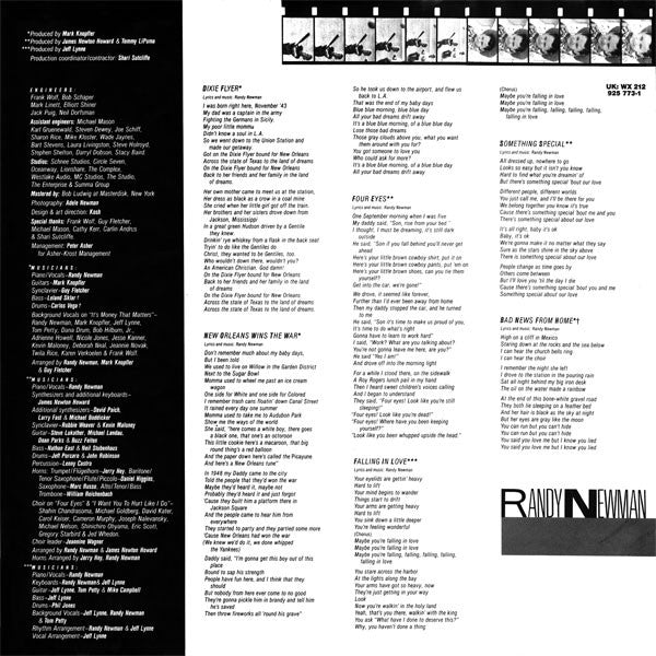 Randy Newman - Land Of Dreams - Used Vinyl Record image 5
