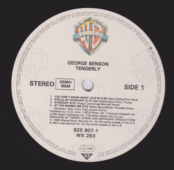 George Benson - Tenderly - Used Vinyl Record image 4