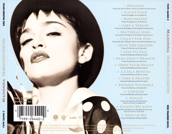 Madonna - Immaculate Collection - Used CD image 2