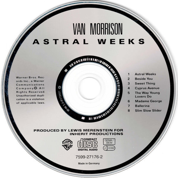 Van Morrison - Astral Weeks - Used CD image 3