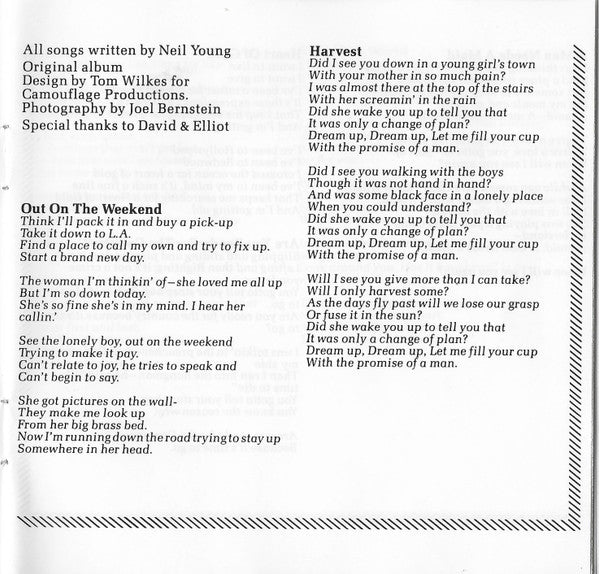 Neil Young - Harvest - Used CD image 10