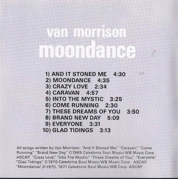 Van Morrison - Moondance - Used CD image 4