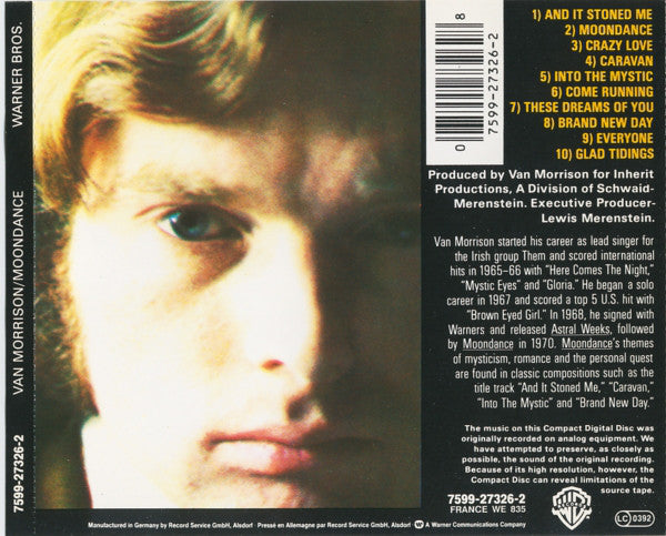 Van Morrison - Moondance - Used CD image 8