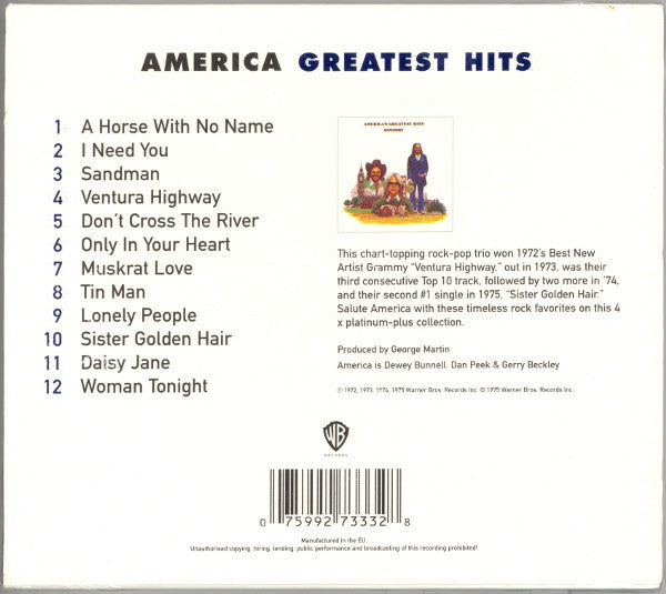 America - History - 's Greatest Hits - CD image 5