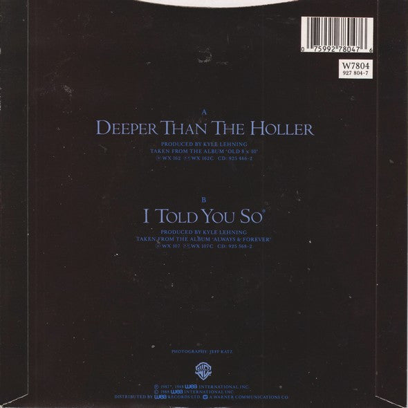 Randy Travis - Deeper Than The Holler - Used Vinyl Record 7" image 6