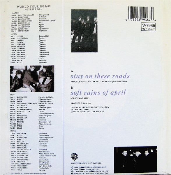 a-ha - Stay On These Roads - Used Vinyl Record 7" image 6