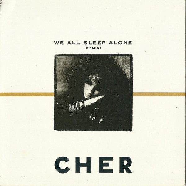 Cher - We All Sleep Alone (Remix) - Used Vinyl Record 7" image 1