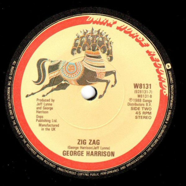 George Harrison - When We Was Fab - Used Vinyl Record 7" image 4