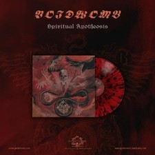 VOIDWOMB - SPIRITUAL APOTHEOSIS (RED WITH BLACK SPLATTERS + 16 PAGES B image 1