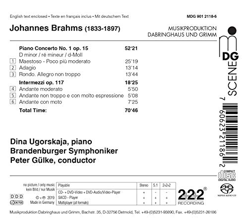 Johannes Brahms - Brahms: Piano Concerto No. 1 Op. 15/Intermezzi Op. 117 image 2
