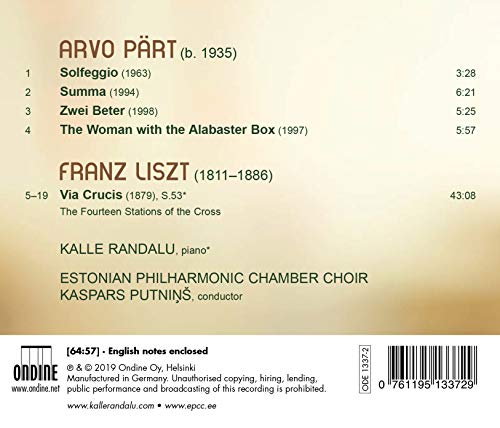 Estonian Philharmoni - Franz Liszt: Via Crucis/Arvo PÃ¤rt: Sacred Chor image 2