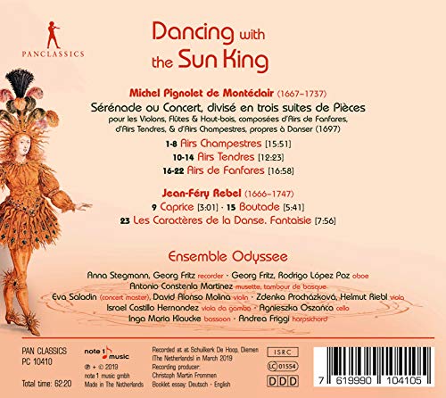 ENSEMBLE ODYSSEE - DANCING WITH THE SUN KING WORKS BY MONTECLAIR - CD image 2