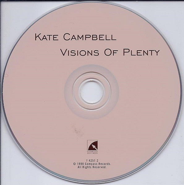 Kate Campbell - Visions Of Plenty - CD image 1