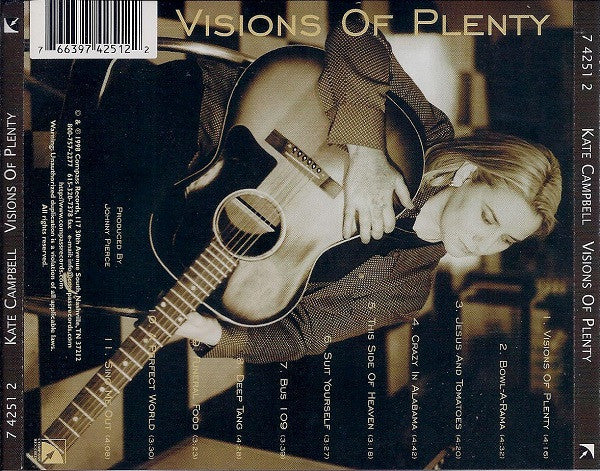 Kate Campbell - Visions Of Plenty - CD image 6