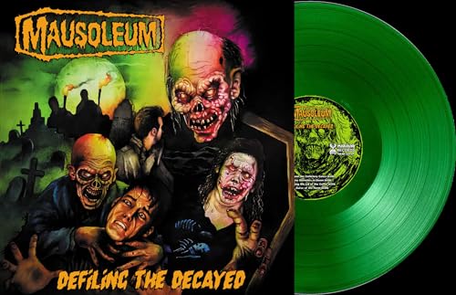 MAUSOLEUM - DEFILING THE DECAYED (PUKE GREEN VINYL) - Vinyl Record image 1