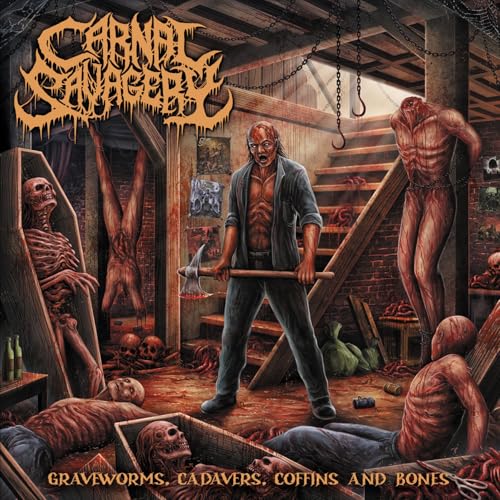 CARNAL SAVAGERY - GRAVEWORMS, CADAVERS, COFFINS AND BONES - CD