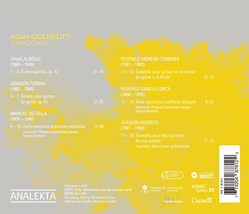 Philippe Courchesne- - Adam Cicchillitti: Canciones - CD image 2