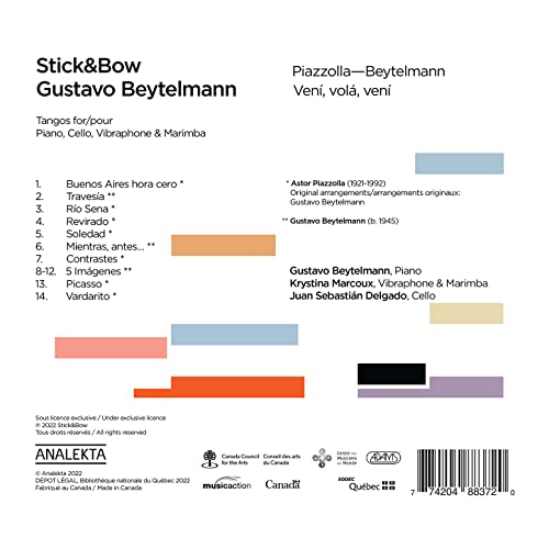 STICK&BOW; GUSTAVO B - VENI  VOLA  VENI - CD image 2