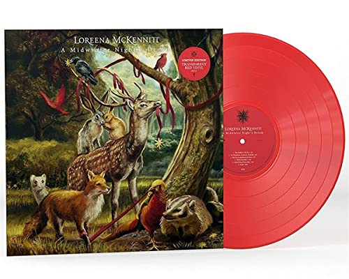 LOREENA MCKENNITT - A MIDWINTER NIGHT'S DREAM [TRANSPARENT RED VINYL] - image 1