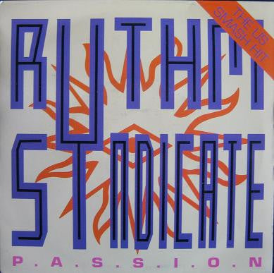 Rythm Syndicate - P.A.S.S.I.O.N. - Used Vinyl Record 7" image 1