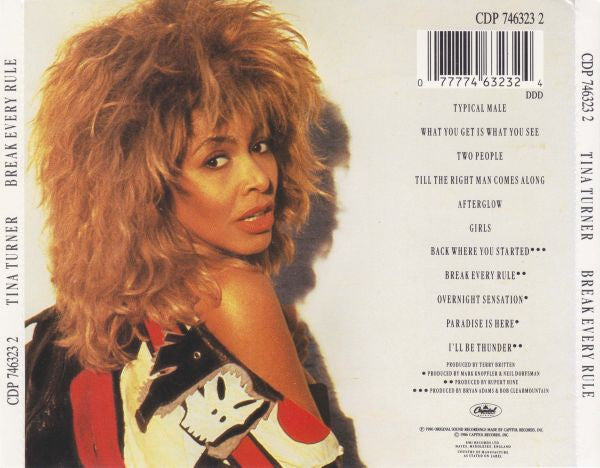 Tina Turner - Break Every Rule - Used CD image 2
