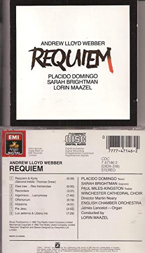 Andrew Lloyd Webber - Requiem - Used CD image 1