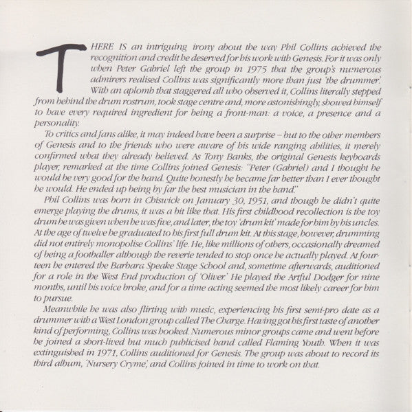 Phil Collins - Face Value - Used CD image 3