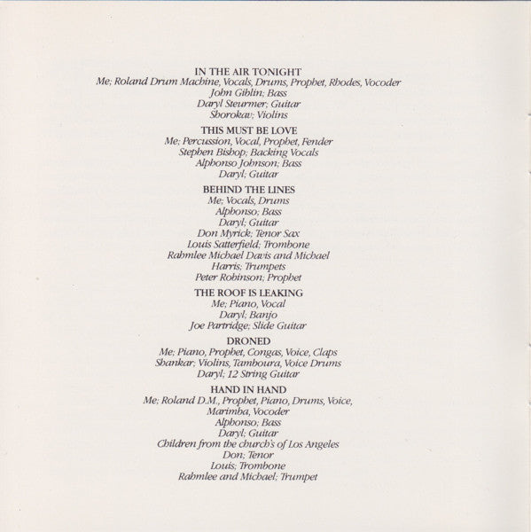 Phil Collins - Face Value - Used CD image 5