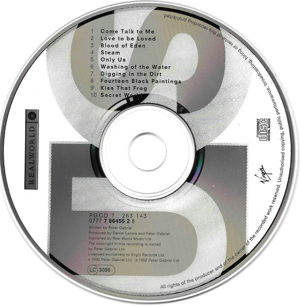 Peter Gabriel - Us - Used CD image 5