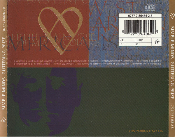Simple Minds - Glittering Prize 81/92 - Used CD image 4
