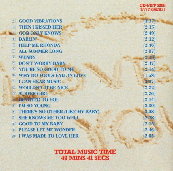 Beach Boys - I Love You - Used CD image 4