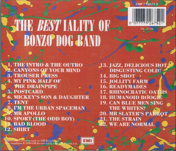 Bonzo Dog Doo-Dah Ba - Bestiality Of Bonzo Dog Band - Used CD image 2