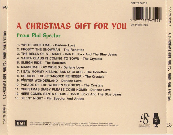 Phil Spector - A Christmas Gift For You From - Used CD image 2