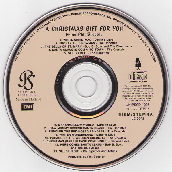 Phil Spector - A Christmas Gift For You From - Used CD image 8