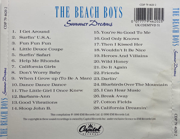 Beach Boys - Summer Dreams (28 Classic Tracks) - Used CD image 7