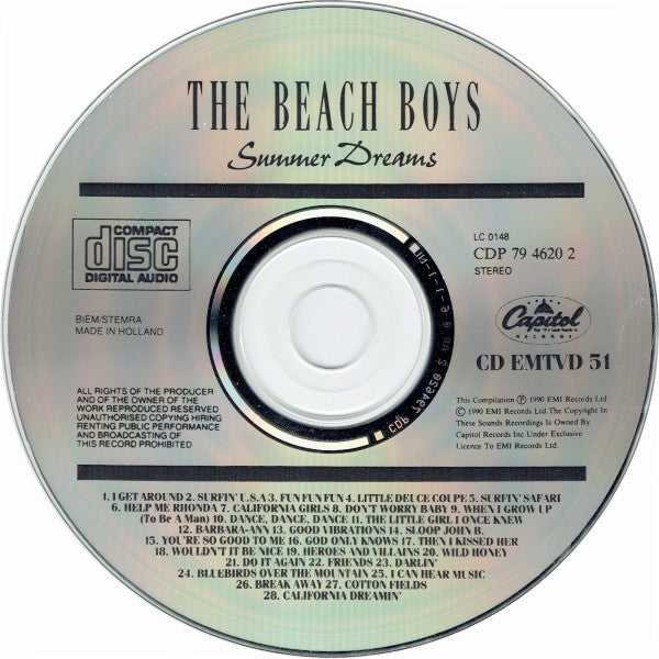 Beach Boys - Summer Dreams (28 Classic Tracks) - Used CD image 8
