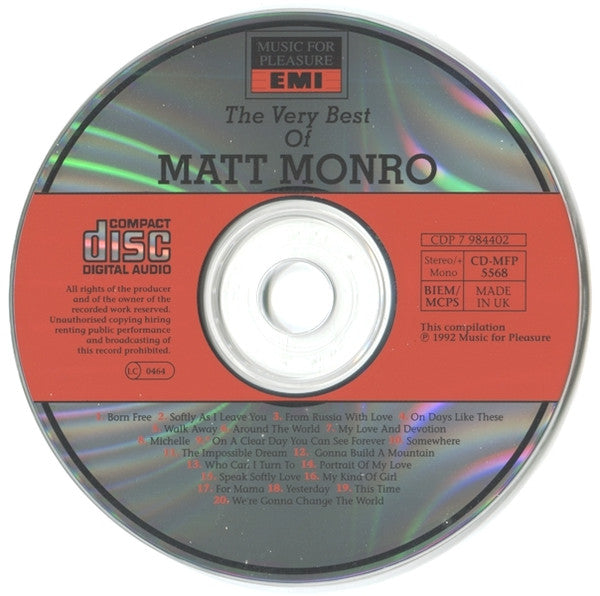 Matt Monro - Very Best Of - CD image 2