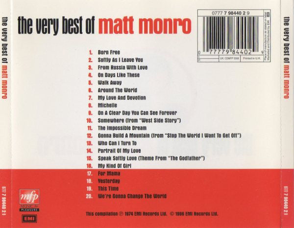 Matt Monro - Very Best Of - CD image 7