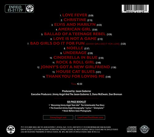 JIMMY ANGEL & THE JA - LOVE FEVER - CD image 3