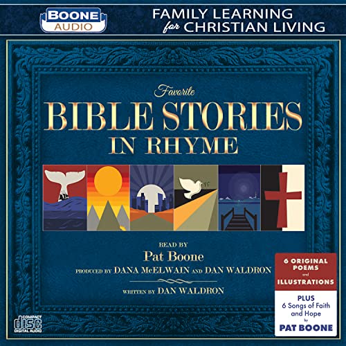 PAT BOONE & DAN WALD - FAVORITE BIBLE STORIES IN RHYME - CD image 1