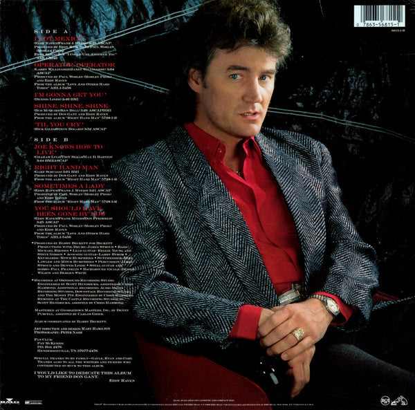 Eddy Raven - Best Of - Used Vinyl Record image 2